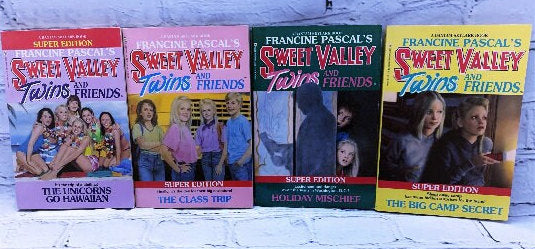 SWEET VALLEY TWINS Super Editions (Build a Matching Book Set) Choose Book by Francine Pascal 80s 90s Young Adult Novels Fiction