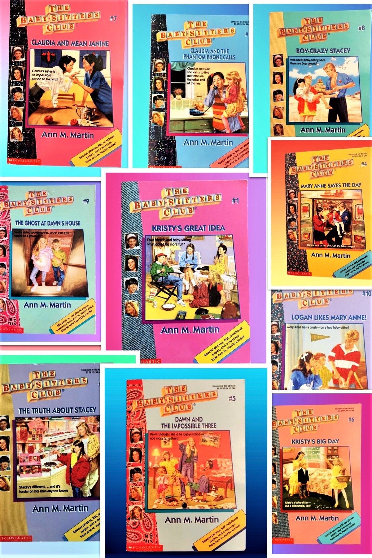 Babysitters Club #1 to #19 - Choose a Paperback Book by Ann M. Martin