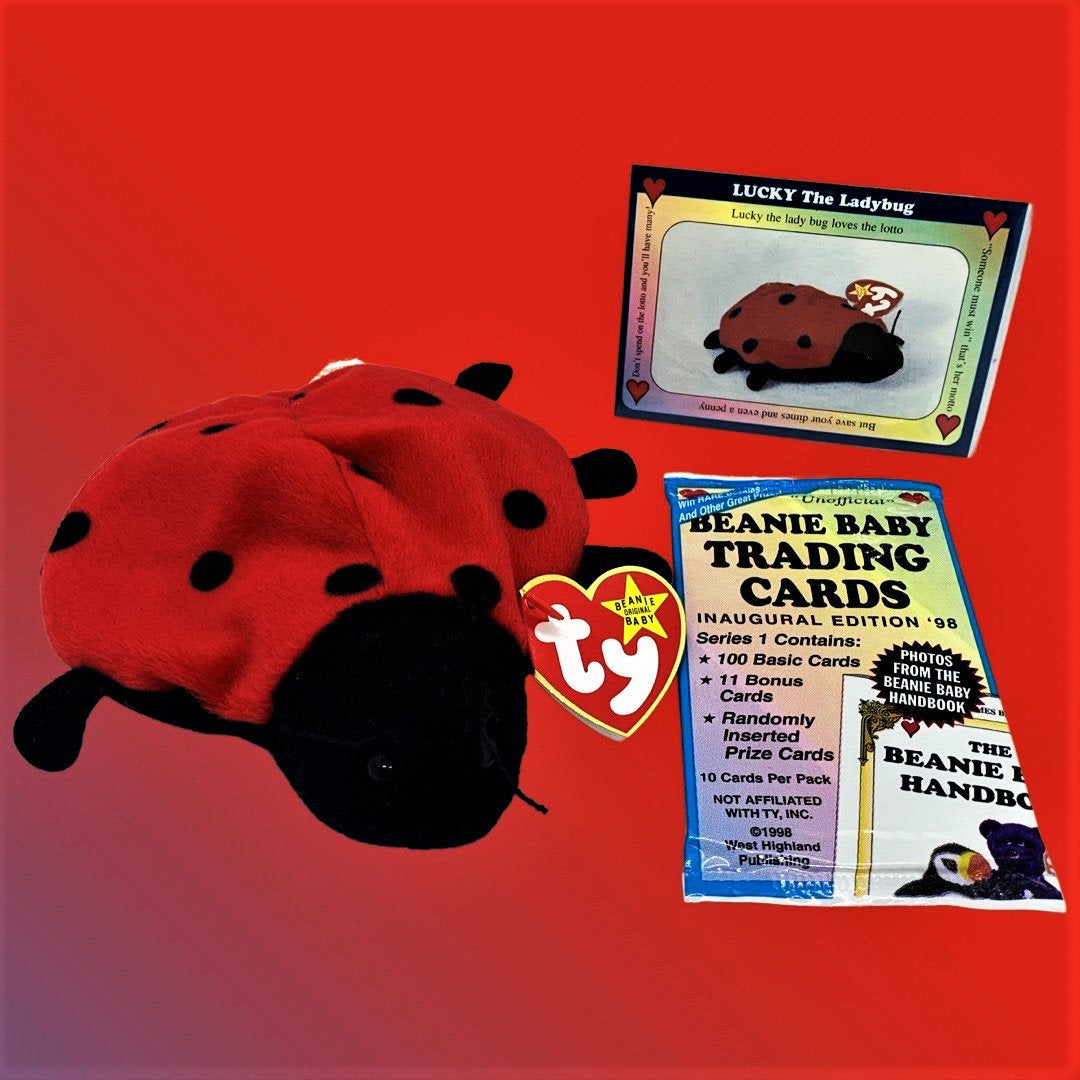 Lucky the Ladybug Beanie Baby 1993 Gift
