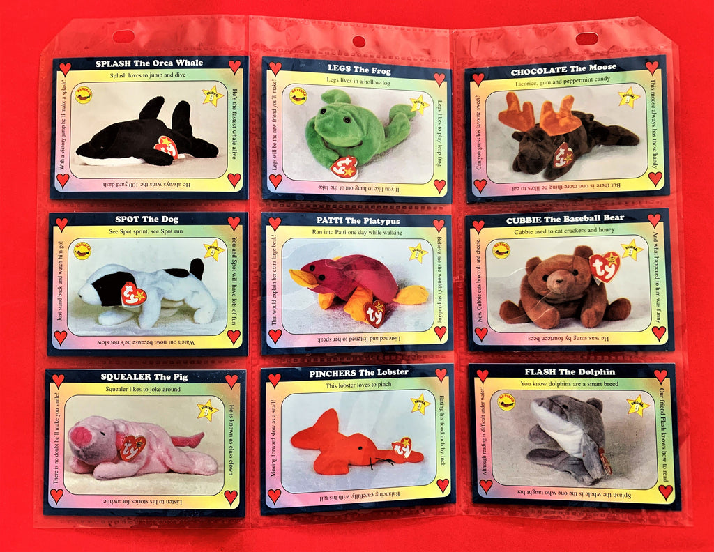 Beanie Baby (1998) Inaugural Edition Trading Cards - Choose One #1 to 54