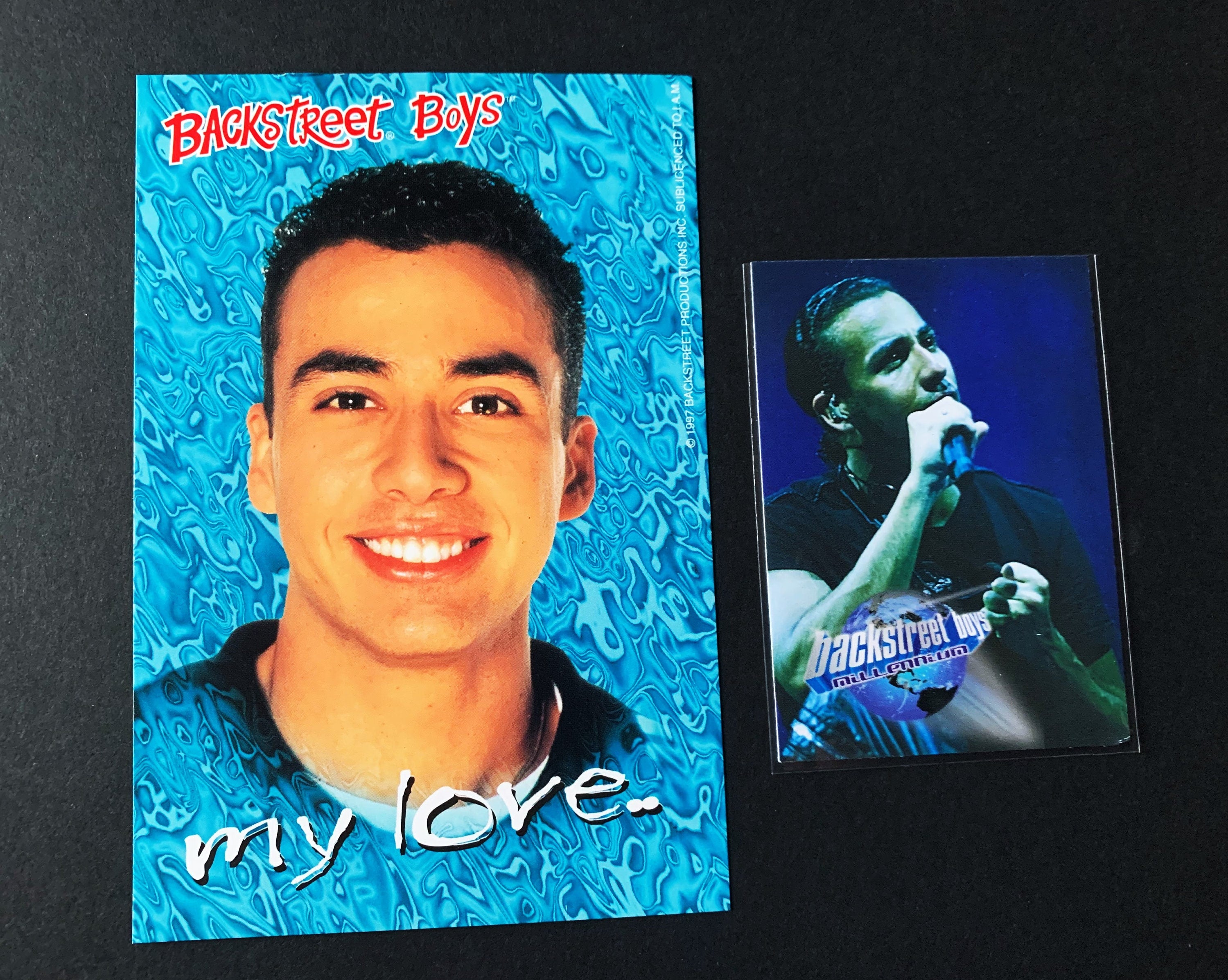 Backstreet Boys DUO Sets - Choose one 90's Photo/Trading Card Combo (90's Gifts, BSB, Boy Bands, 90's Throwback)