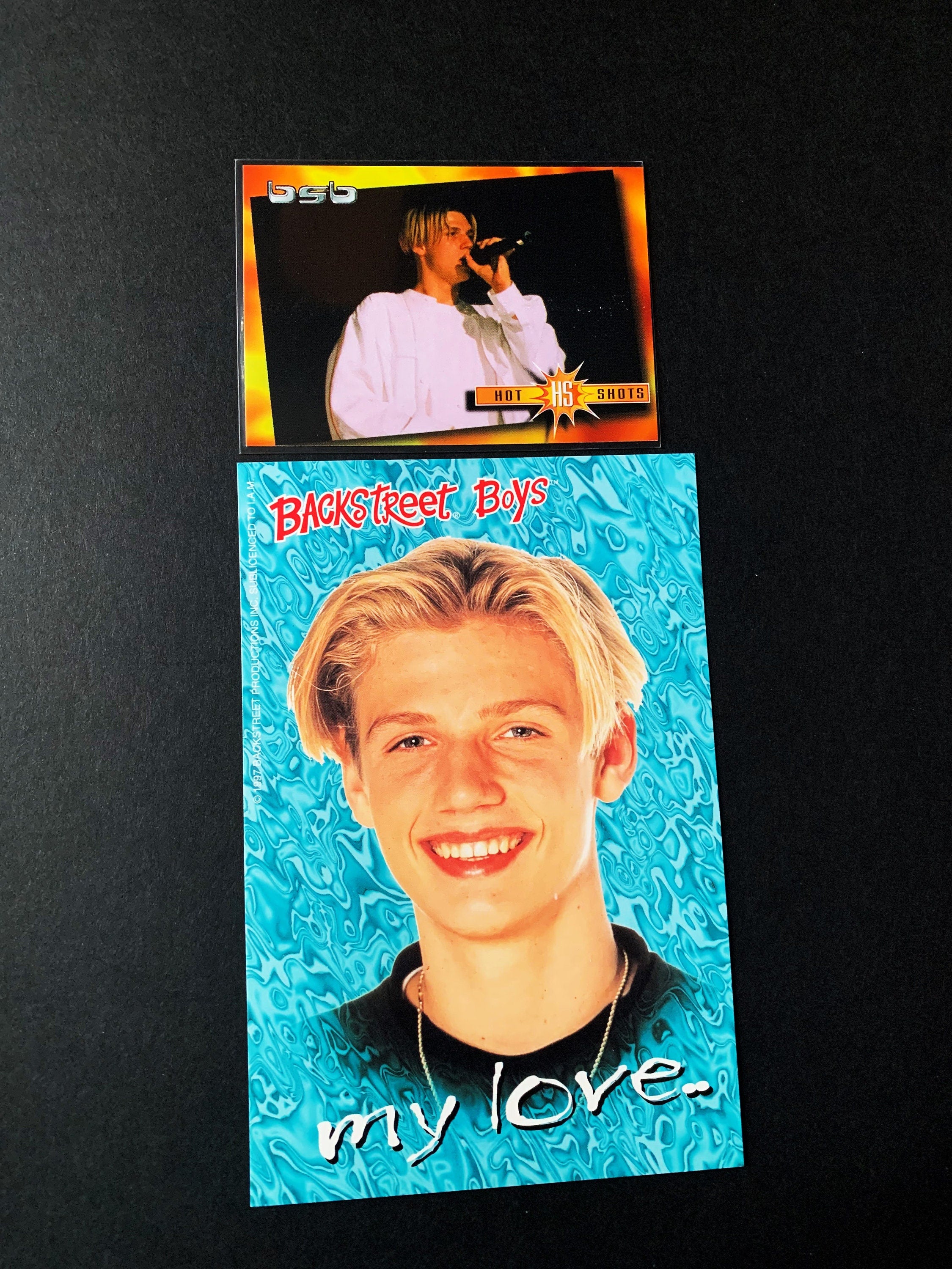 Backstreet Boys DUO Sets - Choose one 90's Photo/Trading Card Combo (90's Gifts, BSB, Boy Bands, 90's Throwback)