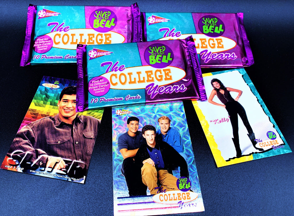 Saved By The Bell College YEARS One Sealed Pack of Trading Cards (1994)