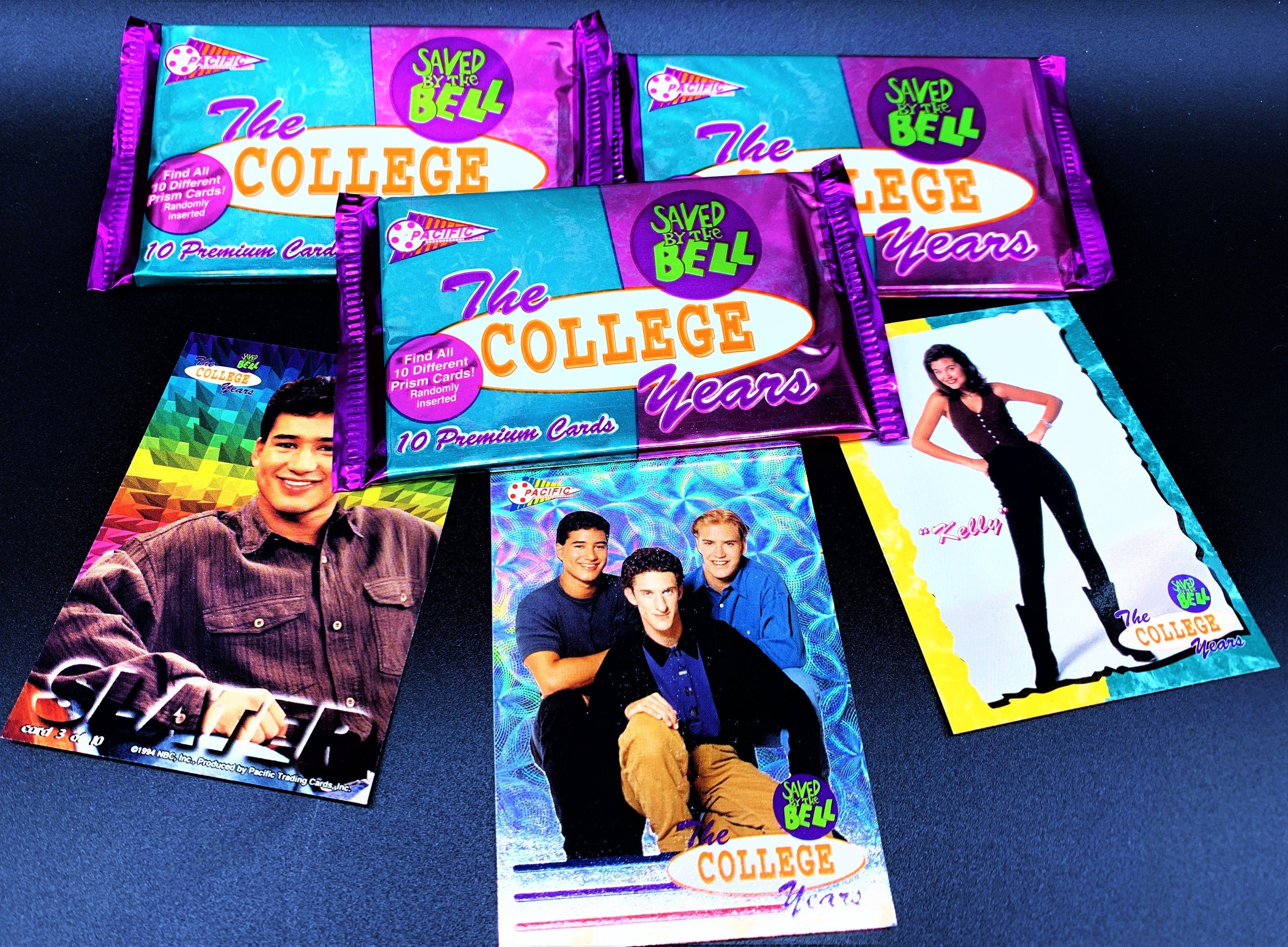 Saved By The Bell College YEARS One Sealed Pack of Trading Cards (1994)