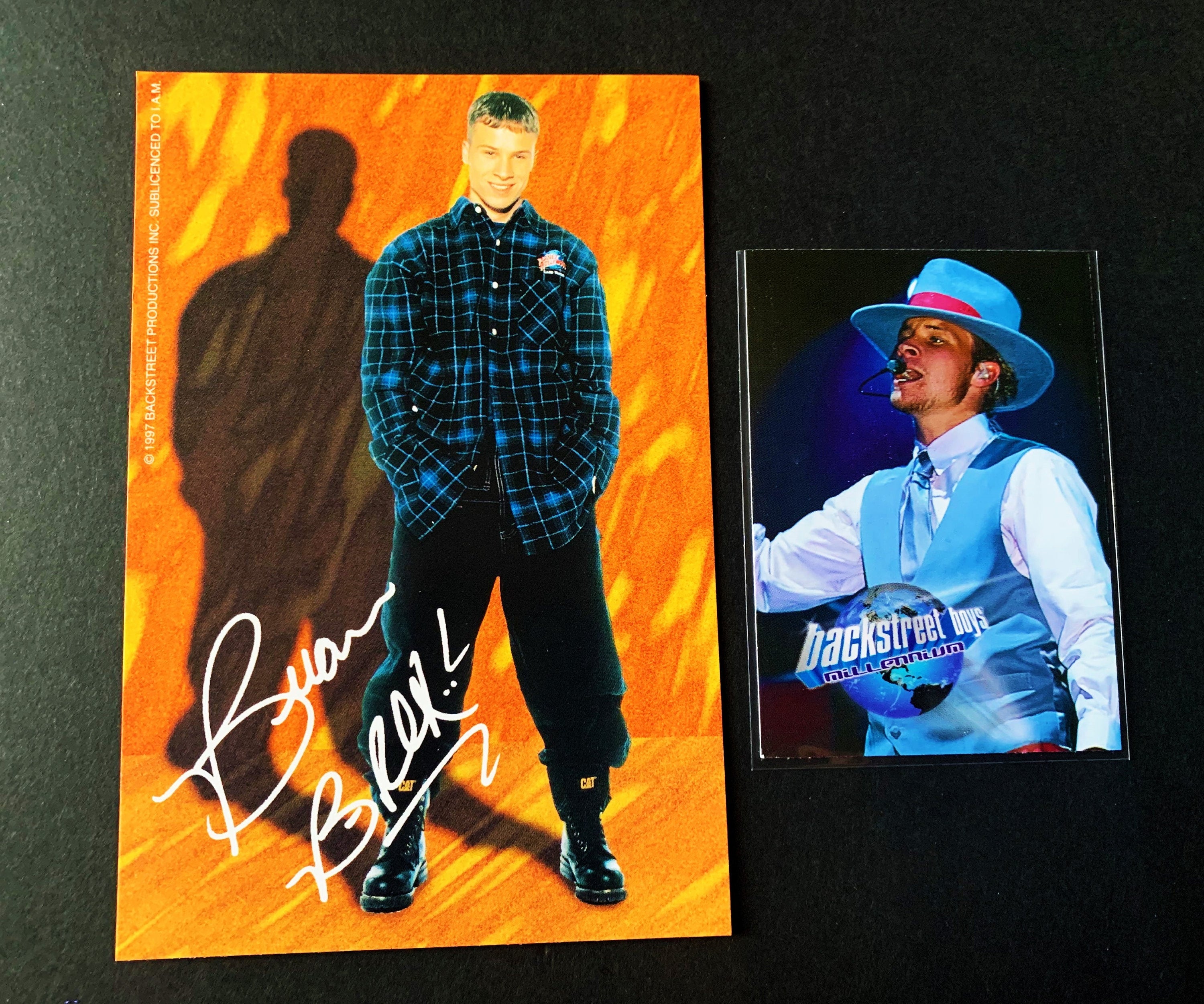 Backstreet Boys DUO Sets - Choose one 90's Photo/Trading Card Combo (90's Gifts, BSB, Boy Bands, 90's Throwback)