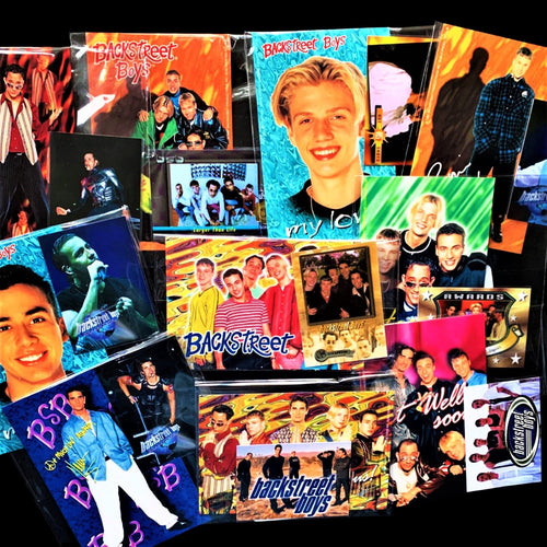 Backstreet Boys DUO Sets - Choose one 90's Photo/Trading Card Combo (90's Gifts, BSB, Boy Bands, 90's Throwback)