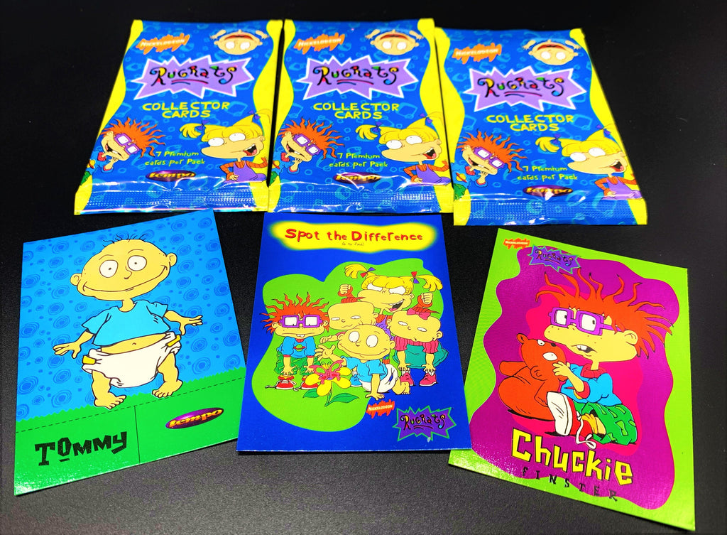 Rugrats Trading Cards (1997) One Sealed Pack, Nickelodeon, Stocking Stuffers, Party Favors