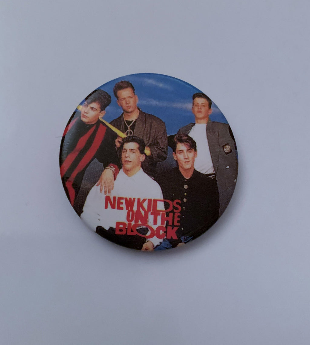 New Kids Button -Five Pack 1.5 inch Pin Buttons