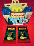 Pocahontas Vintage Australian Happy Meal Box with Two 90's Trading Card Packs