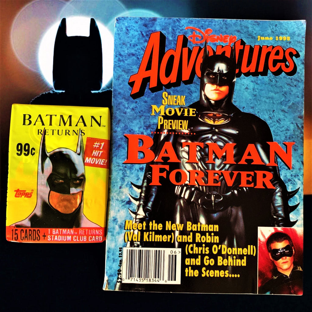 June 1995 Disney adventure magazine, 90s nostalgia, Vintage, Birthday Gifts, Trading Card Pack, Batman
