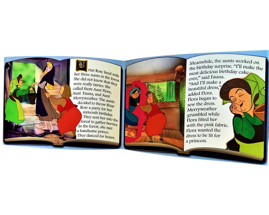 Birthday Card Sleeping Beauty with Sticker Pack (1998)