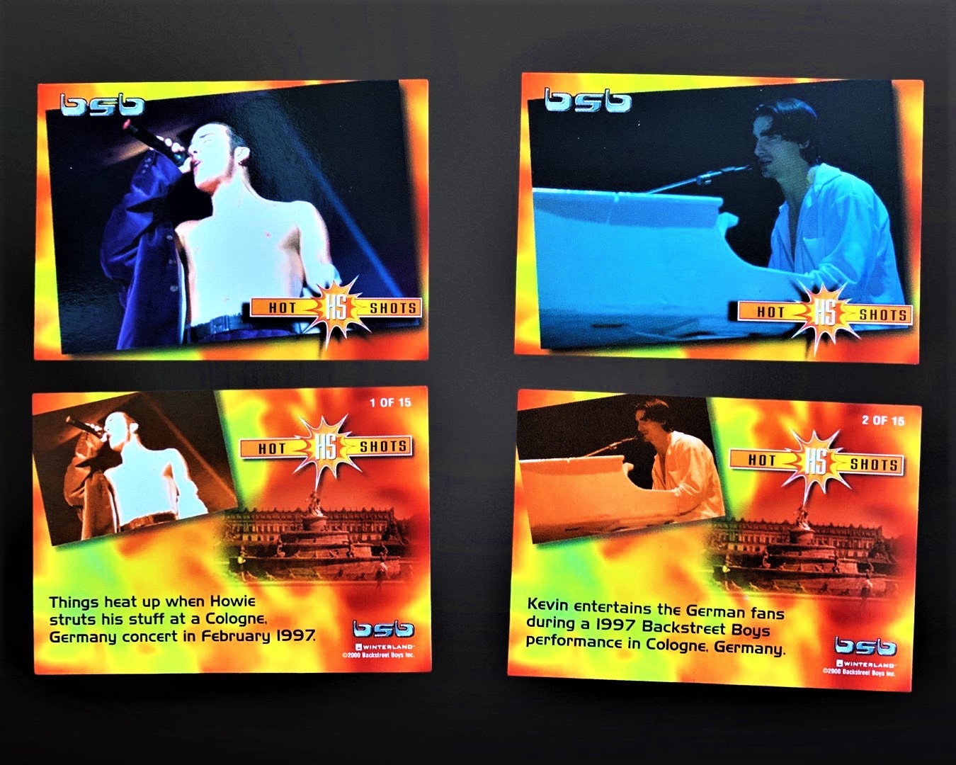 Hot Shot BSB Cards (Choose a Backstreet Boys Trading Card)