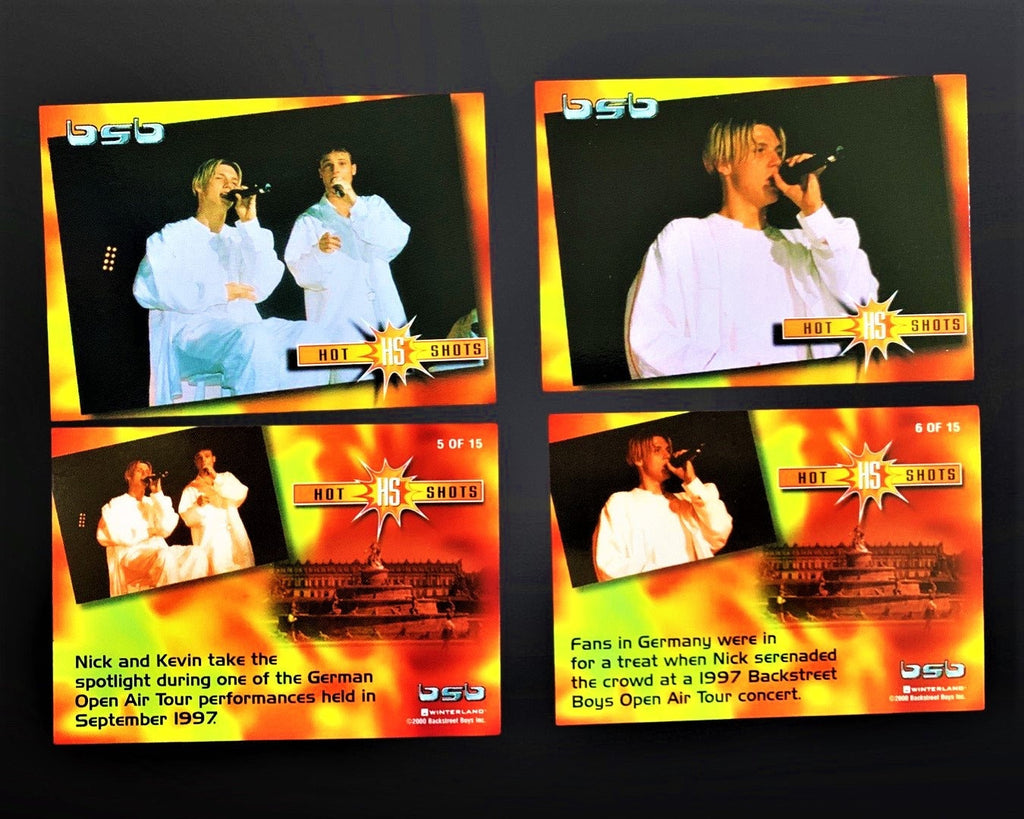 Hot Shot BSB Cards (Choose a Backstreet Boys Trading Card)