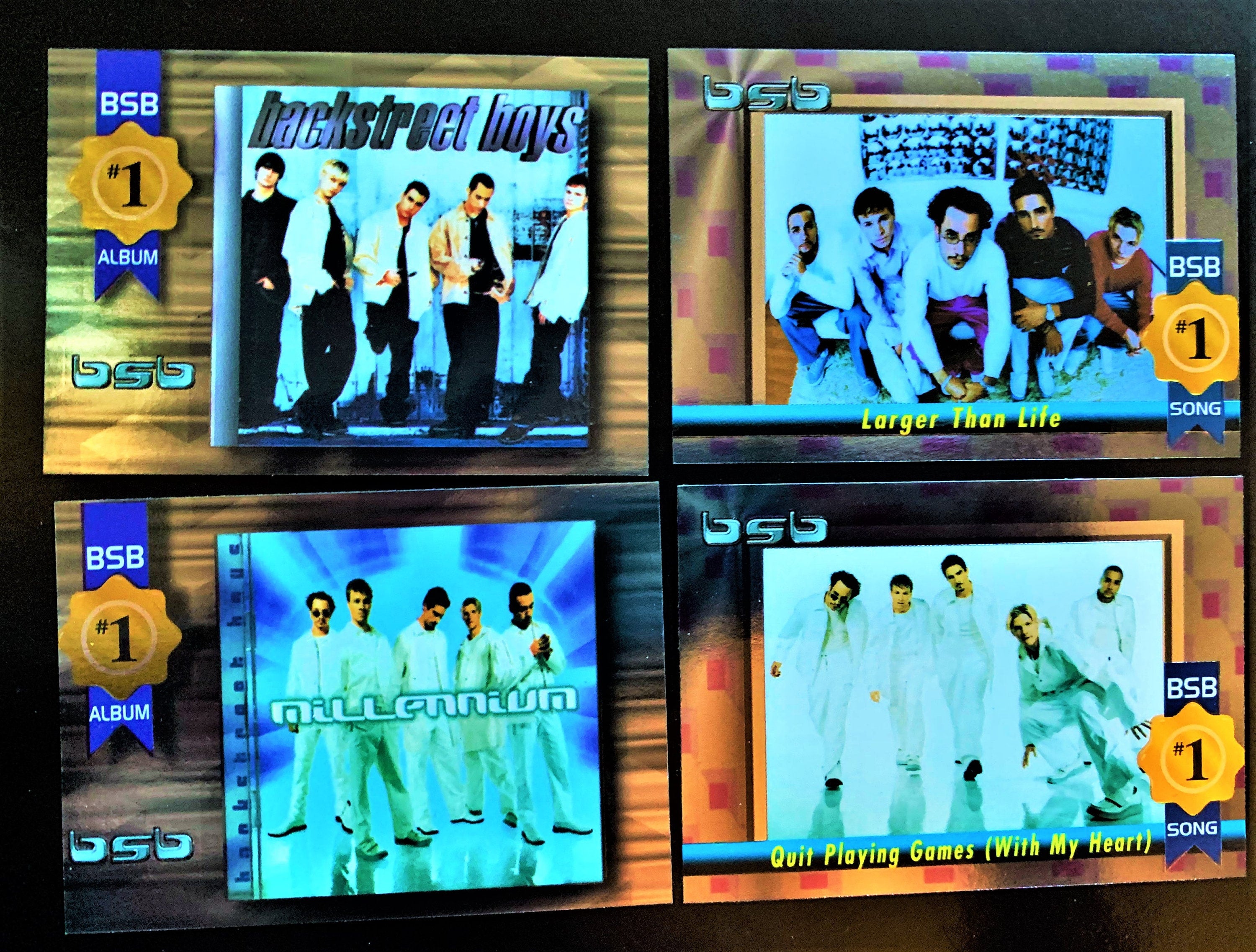 BSB Song/CD Cards (Choose a Backstreet Boys Trading Card)
