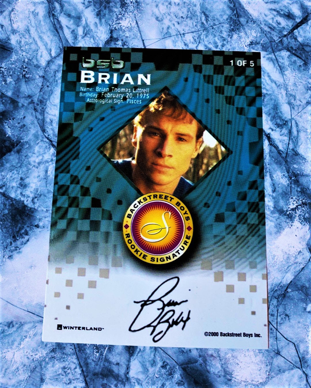 BSB Rookie Cards (Choose a Backstreet Boys Card)