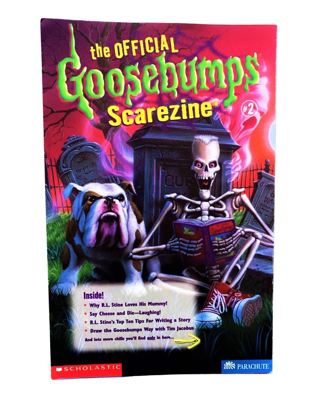 Goosebumps Scarezine Fan Club Newsletter #2 RARE 1997 R.L. Stine