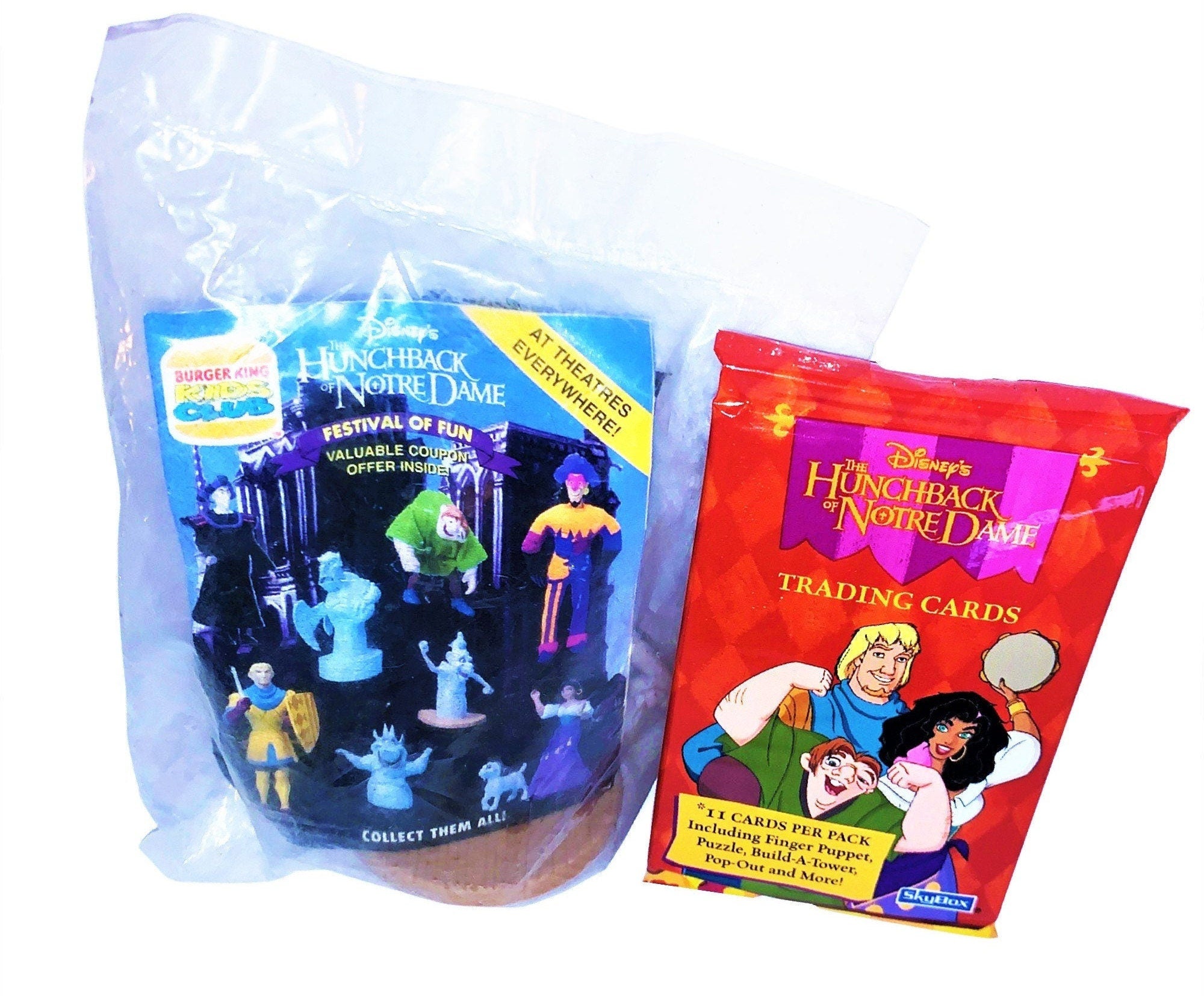 Hunchback Mystery Toy & Trading Cards, Gift Ideas, Retro Gifts, Toys, Disney, Hunchback of Notre Dame