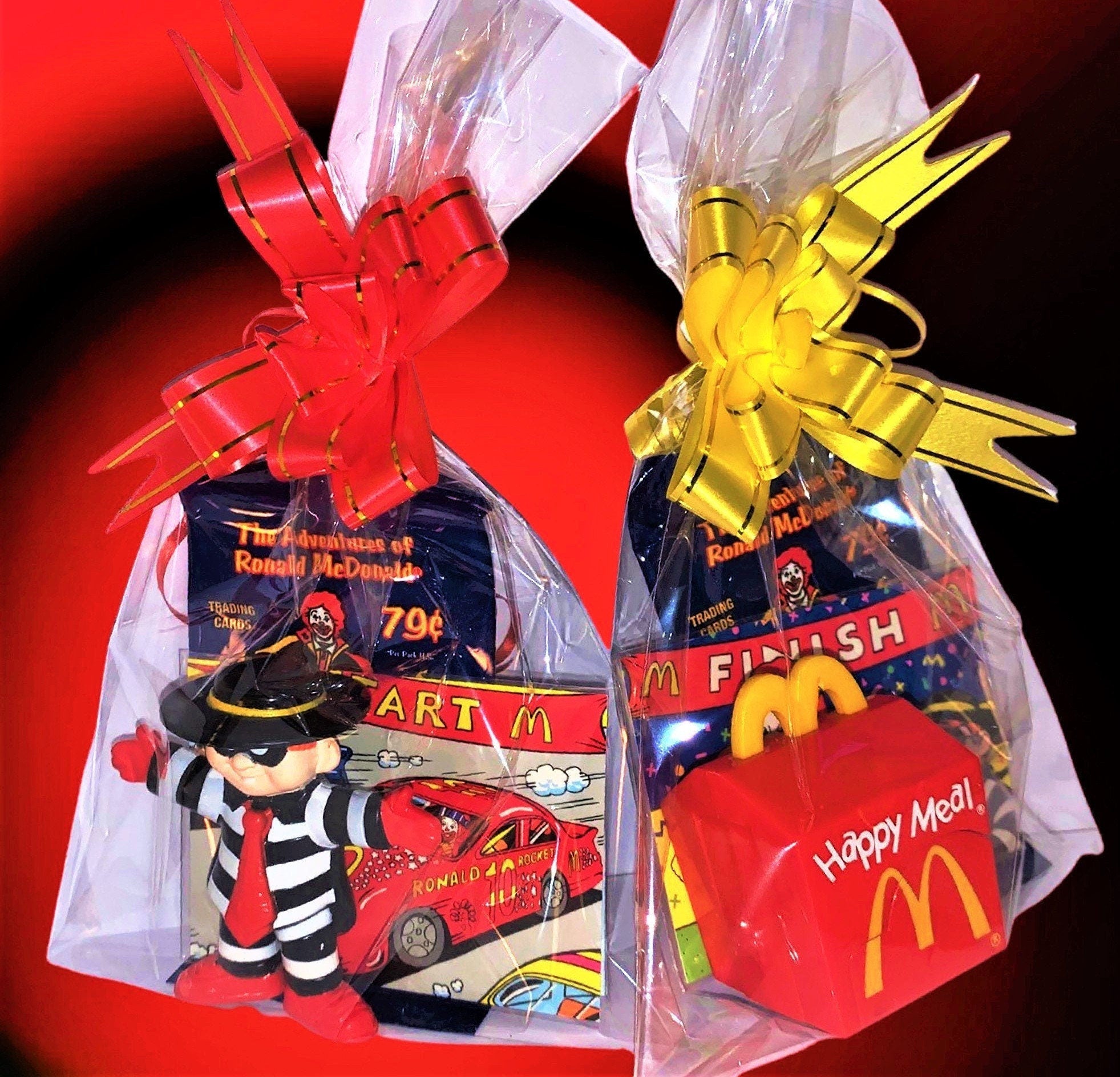 McDonalds Toy & Card Treat Packs, Trading card Pack and Mystery McD Toy