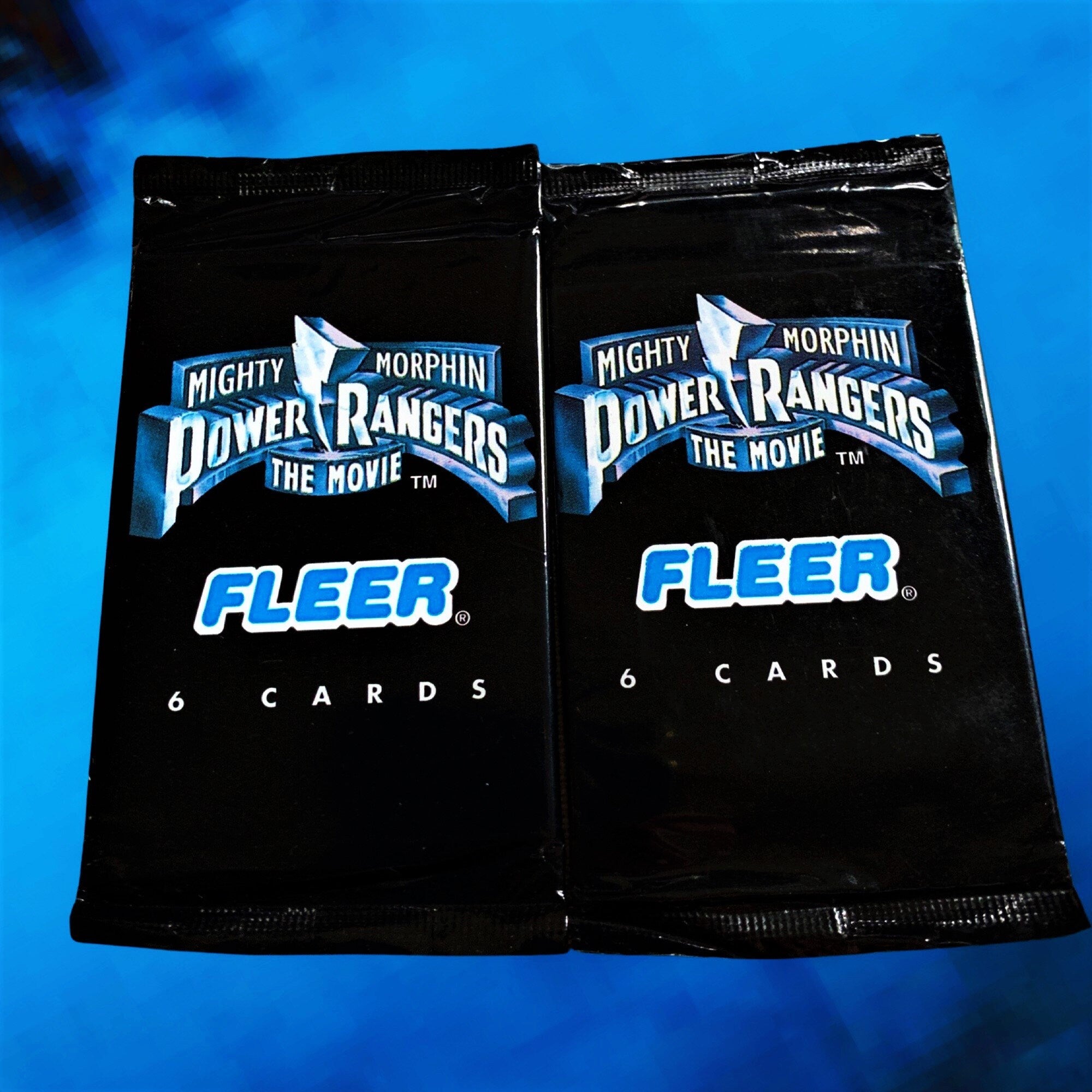 Power Rangers - One Trading Card Pack of 6 Cards (1995)