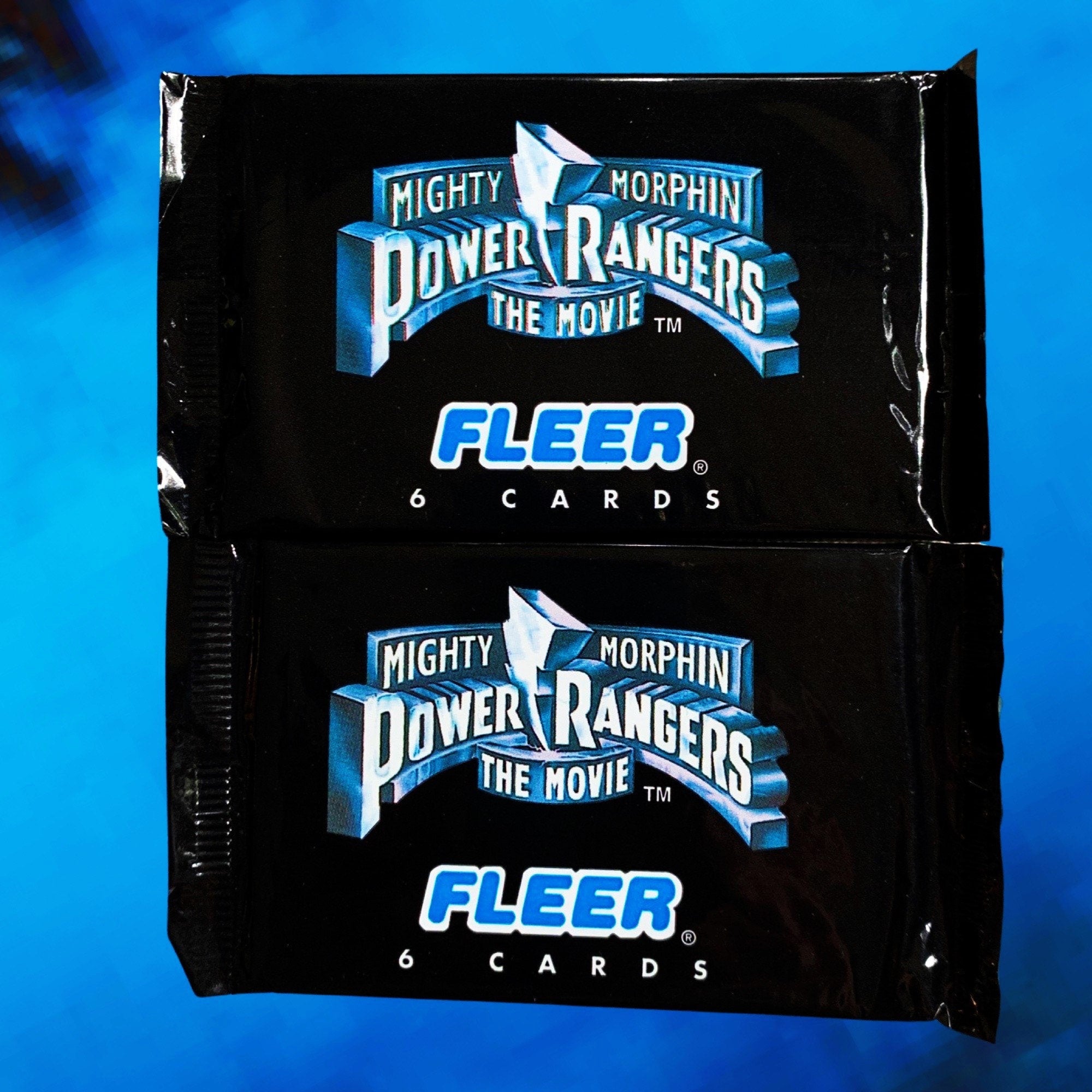 Power Rangers - One Trading Card Pack of 6 Cards (1995)