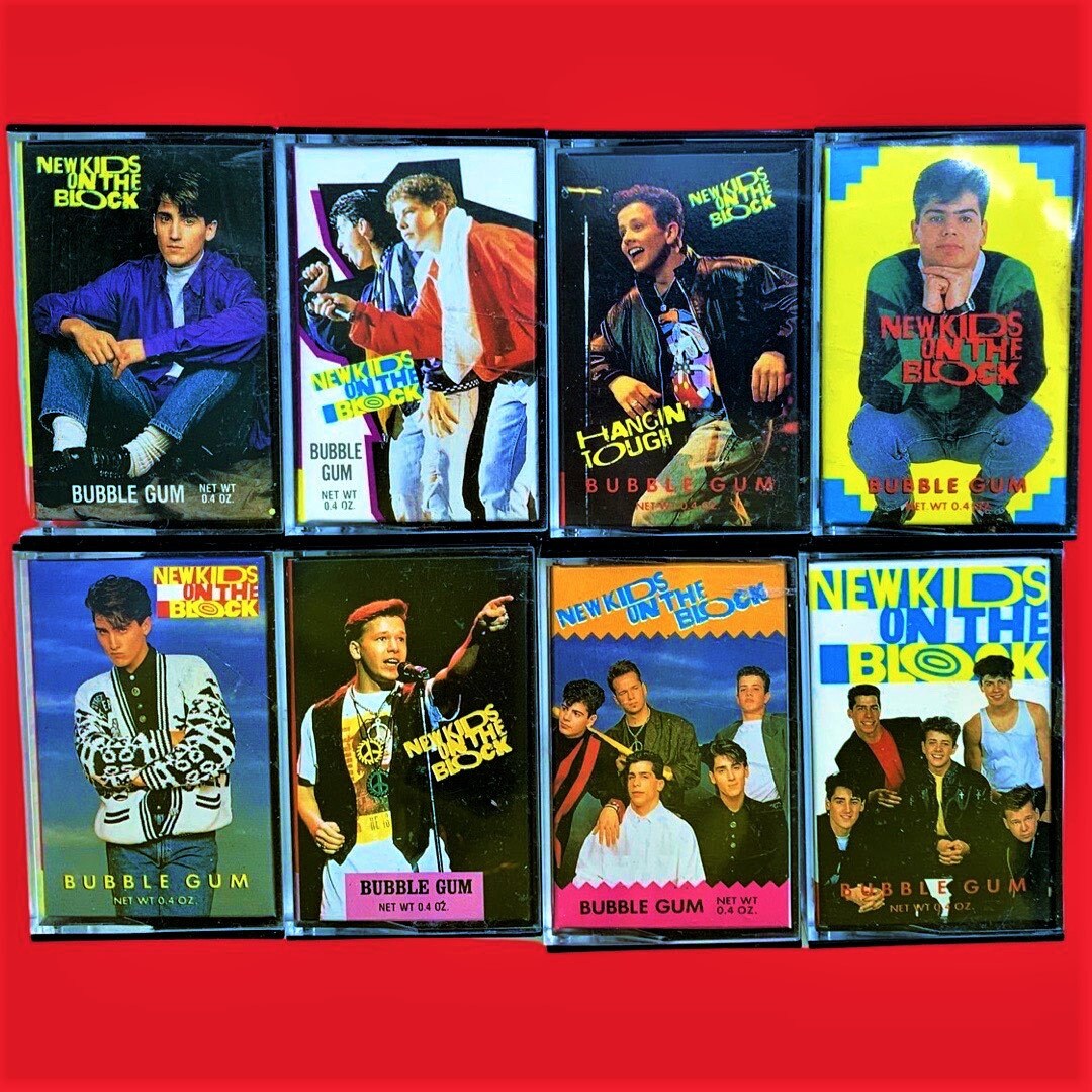 Create NKOTB Treat Bag w/Gum Cassette, New Kids on the Block