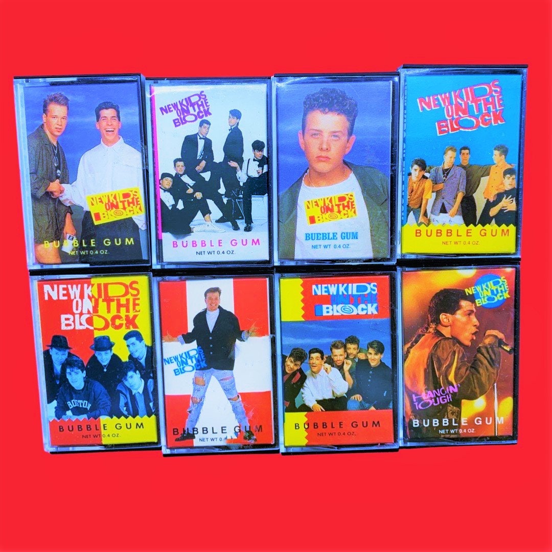 Create NKOTB Treat Bag w/Gum Cassette, New Kids on the Block