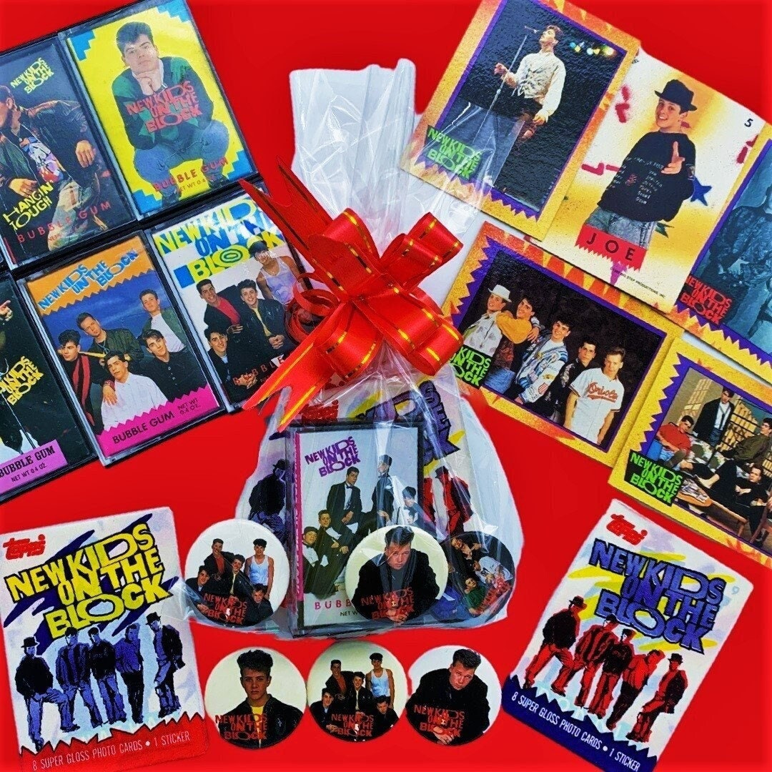 Create NKOTB Treat Bag w/Gum Cassette, New Kids on the Block