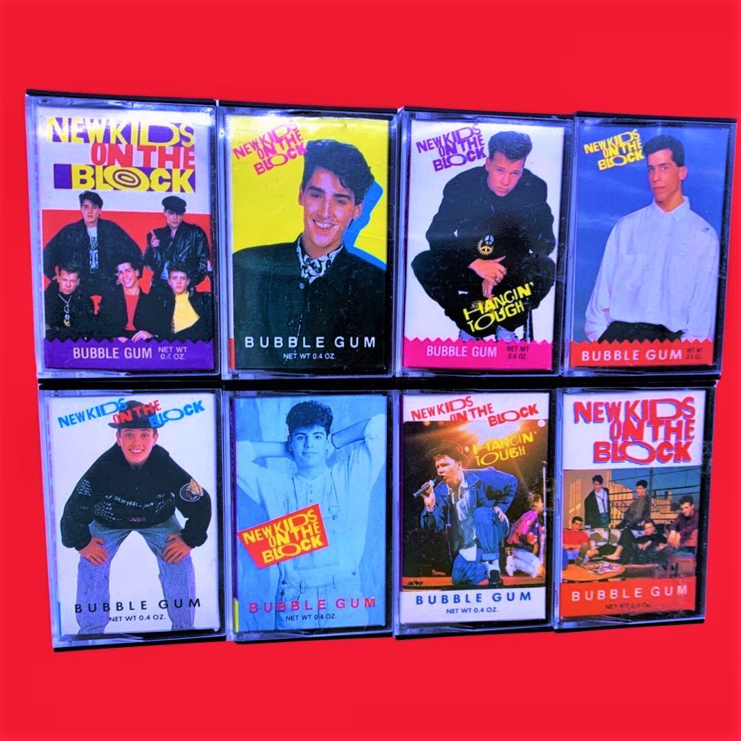 Create NKOTB Treat Bag w/Gum Cassette, New Kids on the Block