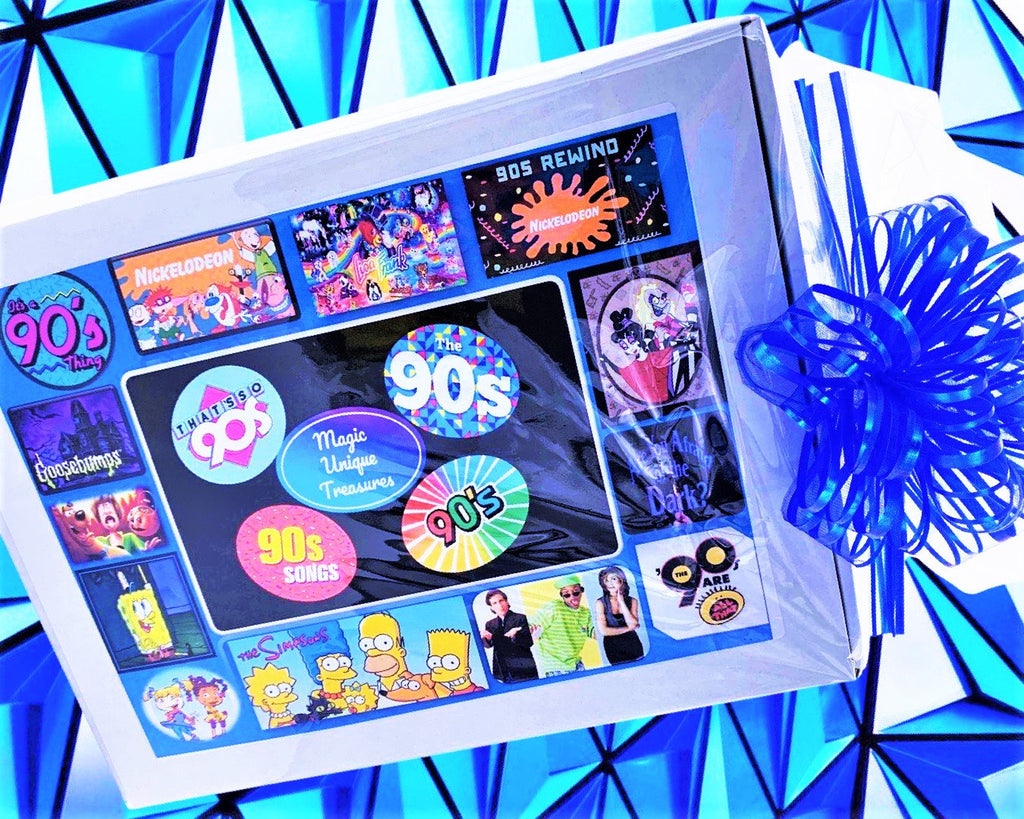 MEDIUM 90's Mystery Box! Nostalgic gifts, Y2K, Birthday boxes, 90s gifts, Mystery box, 90's fan, Vintage toys, Retro
