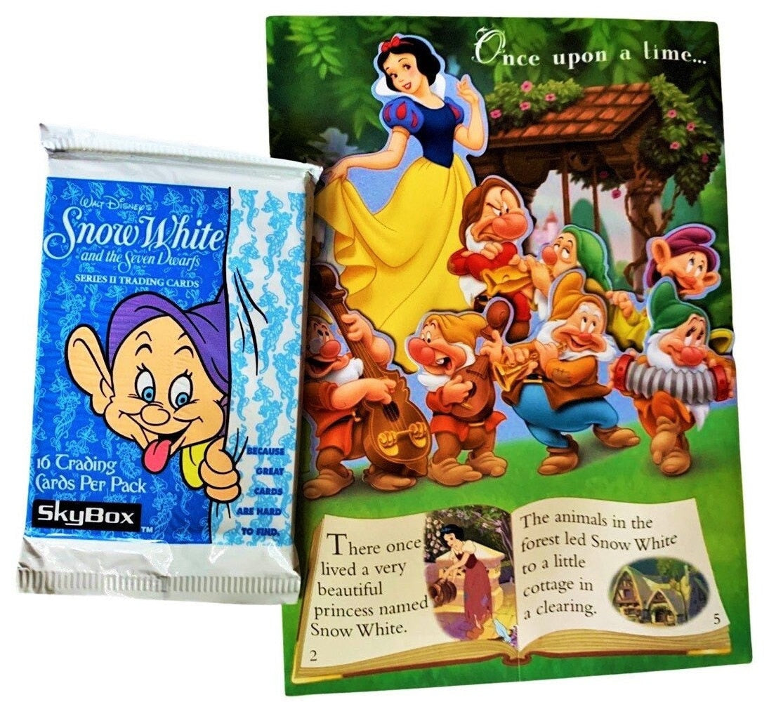 Birthday Card Snow White with Trading Card Pack (1995)
