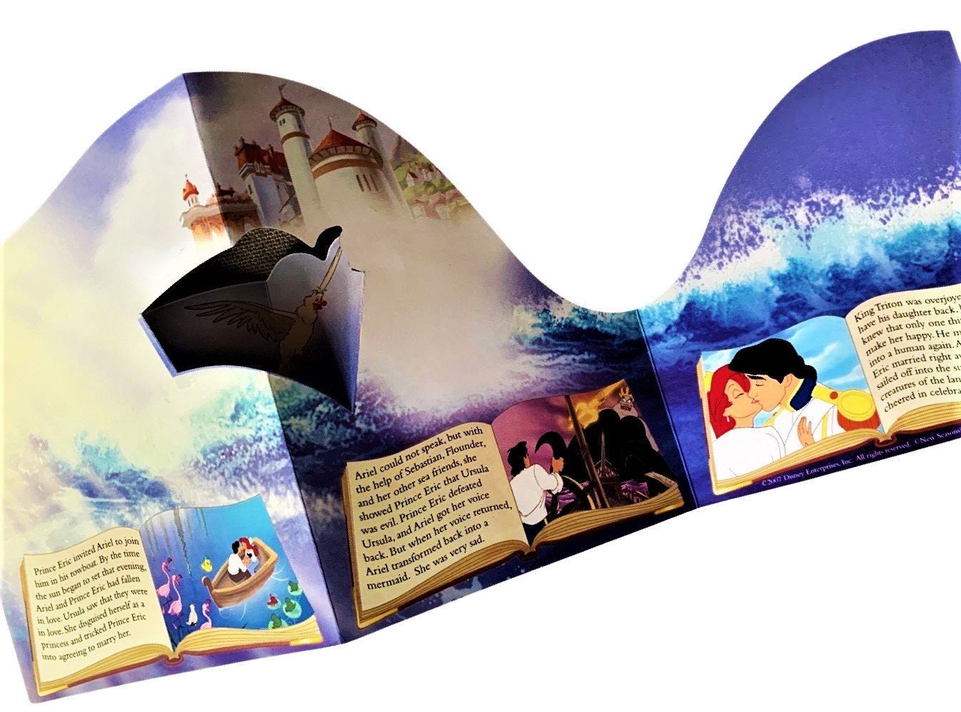 Birthday Card Little Mermaid with Trading Card Pack (1991)
