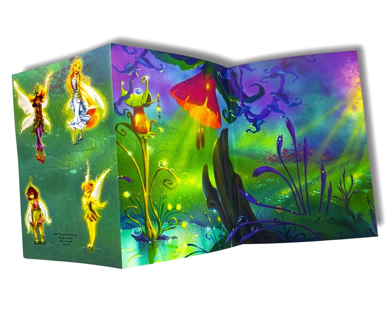 Birthday Card Tinkerbell with (Trading Card Pack in Spanish)