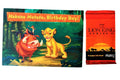 Lion King Birthday Card with Trading Card Pack (1994)