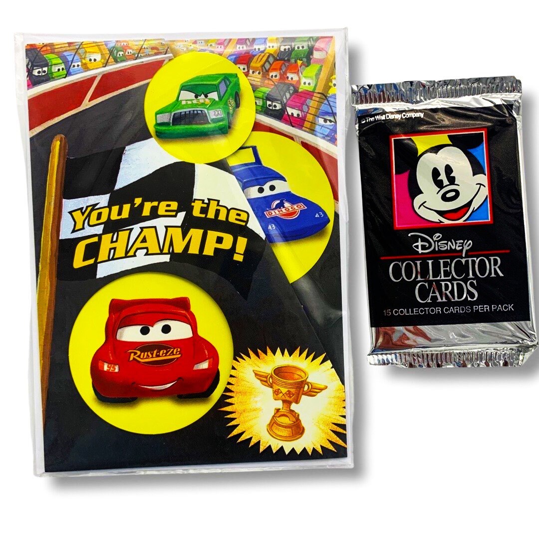 Birthday Card with Trading Card Pack (1992) Choose Yours