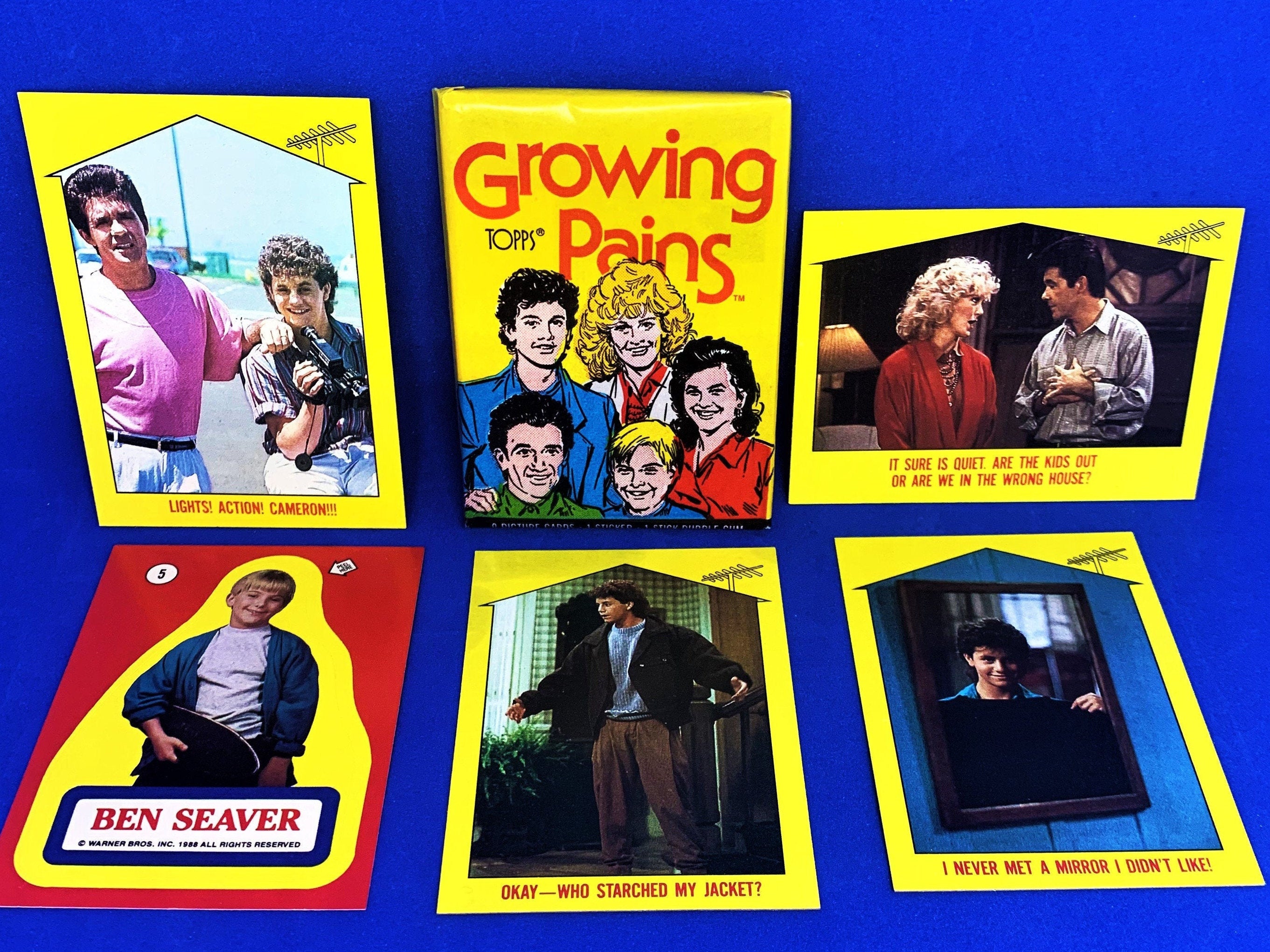 Growing Pains 1 Pack (9 cards) Trading Cards (1988)