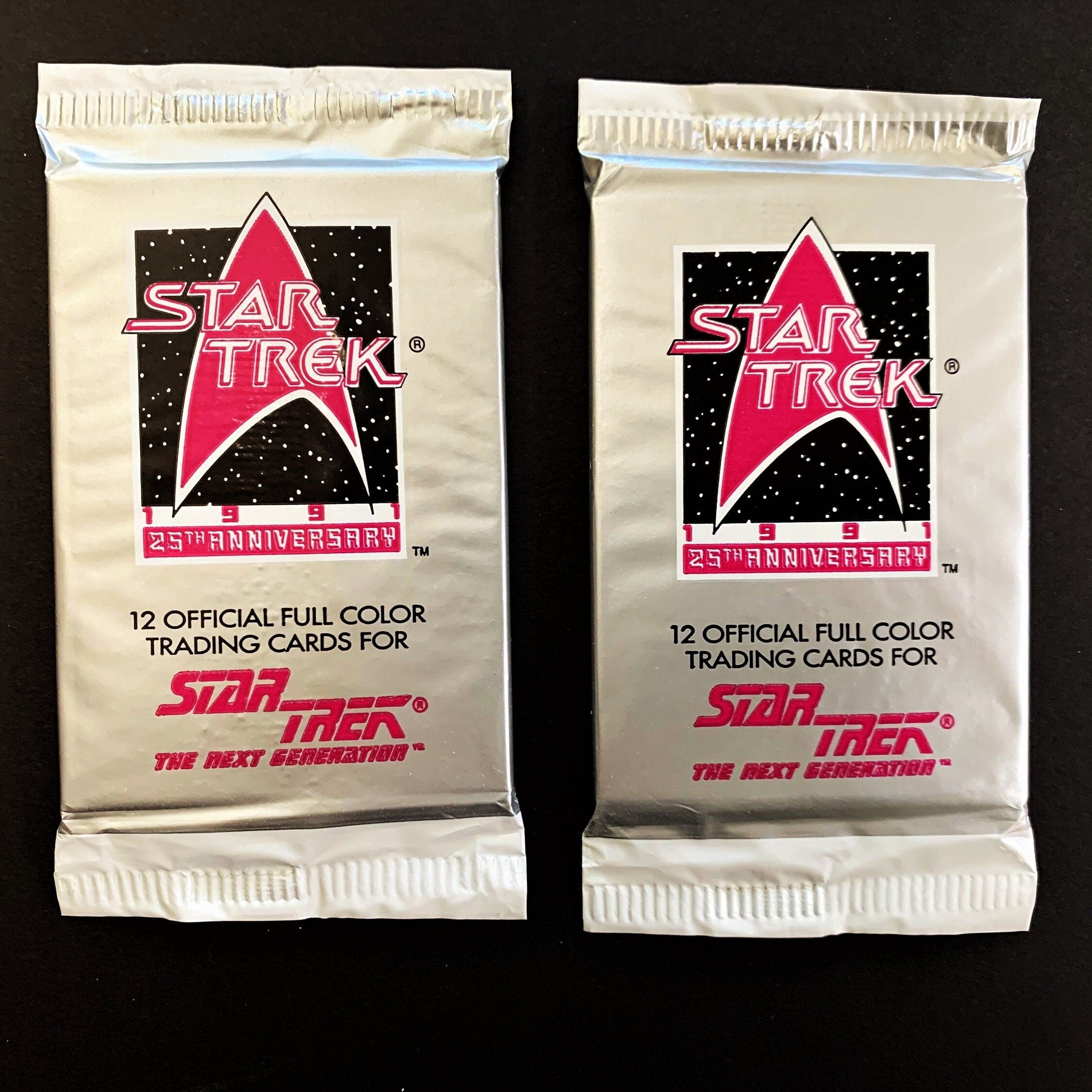 Star Trek 25th Anniversary Trading Card Pack (1 Pack of 12 Cards)