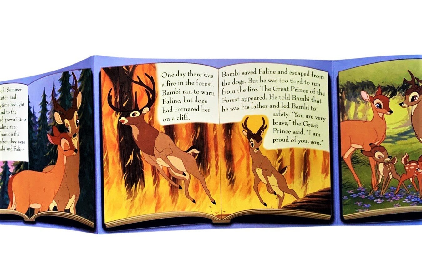 Birthday Card Bambi with Disney Trading Card Pack (1992)