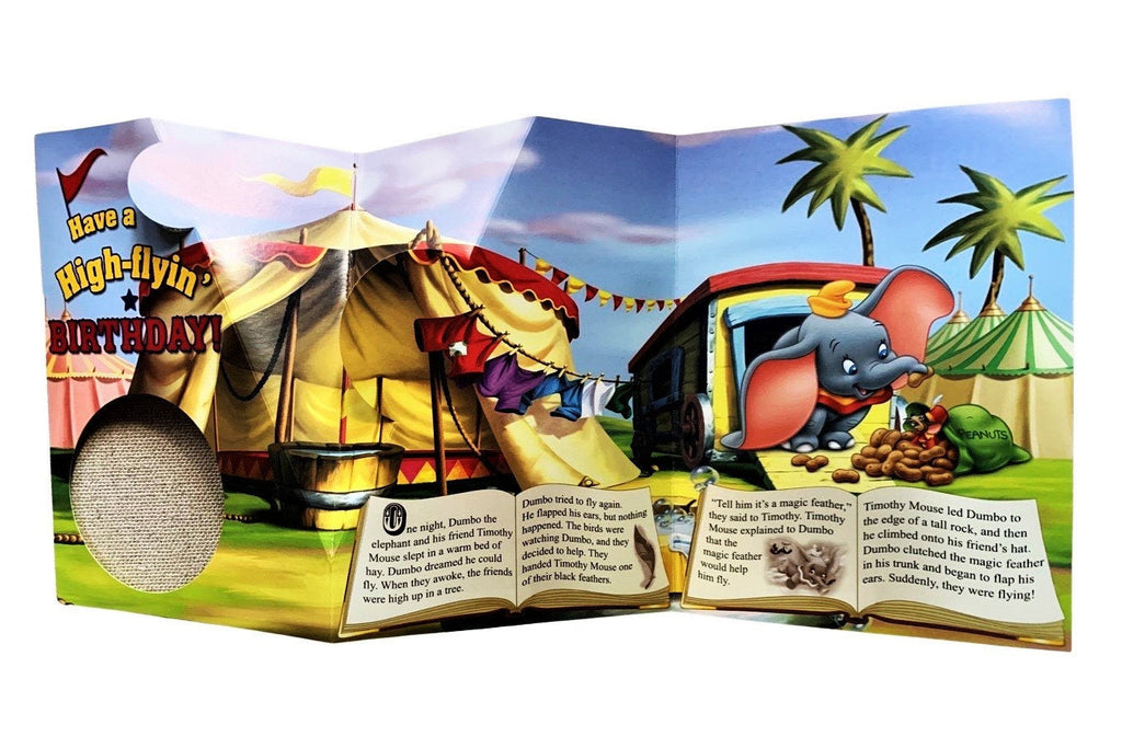 Birthday Card Dumbo with Disney Trading Card Pack (1992)