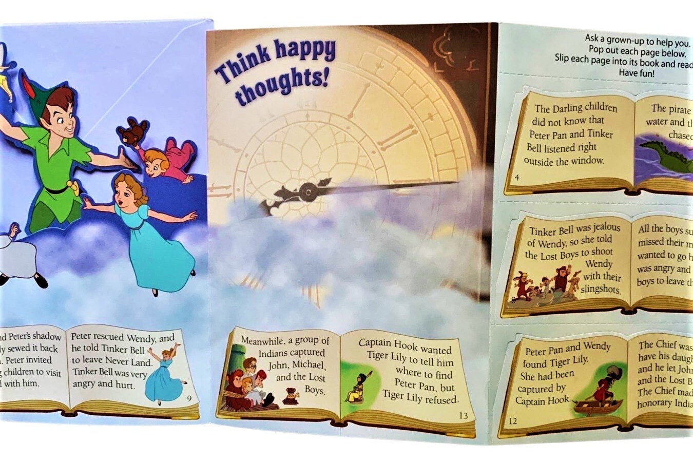 Birthday Card Peter Pan with Hook Trading Card Pack (1991)