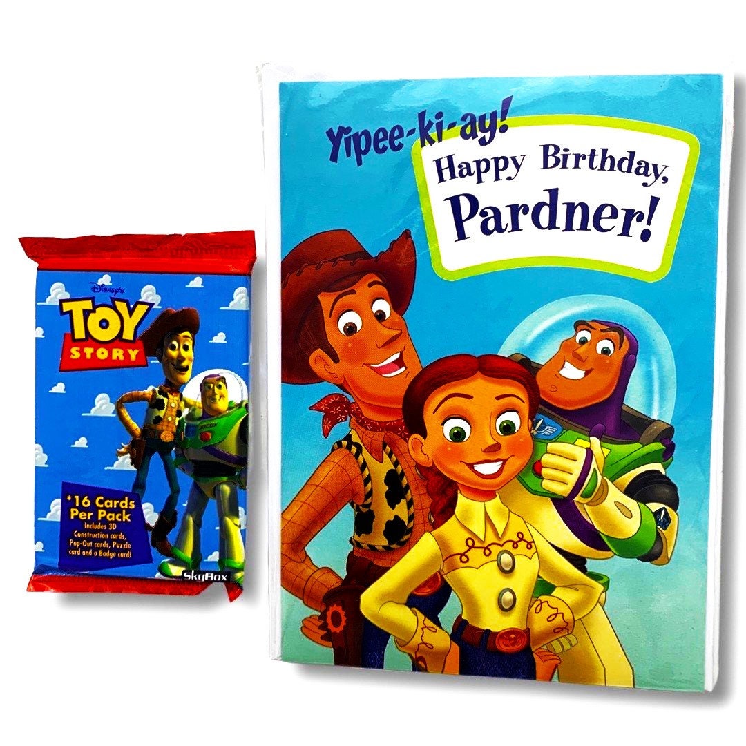 Birthday Card Toy Story with Trading Card Pack (1995)