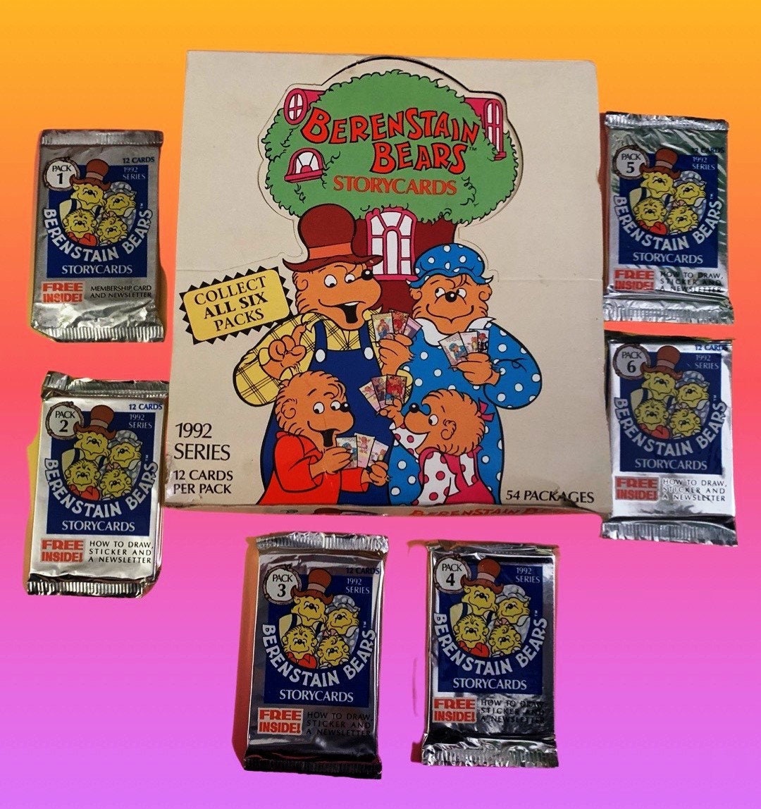 Berenstain Bears - One Sealed Trading Card Pack (1992)
