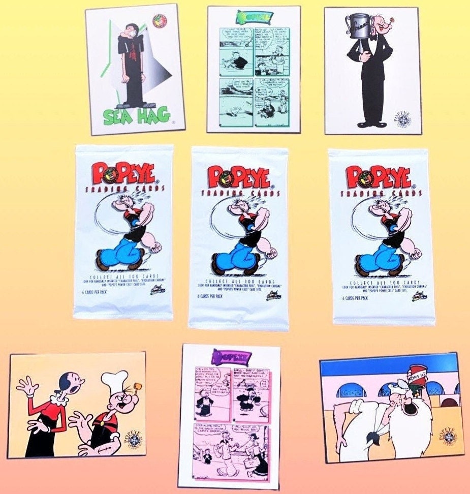 Popeye (1994) Trading Card Sealed Pack (6 Cards per Pack)