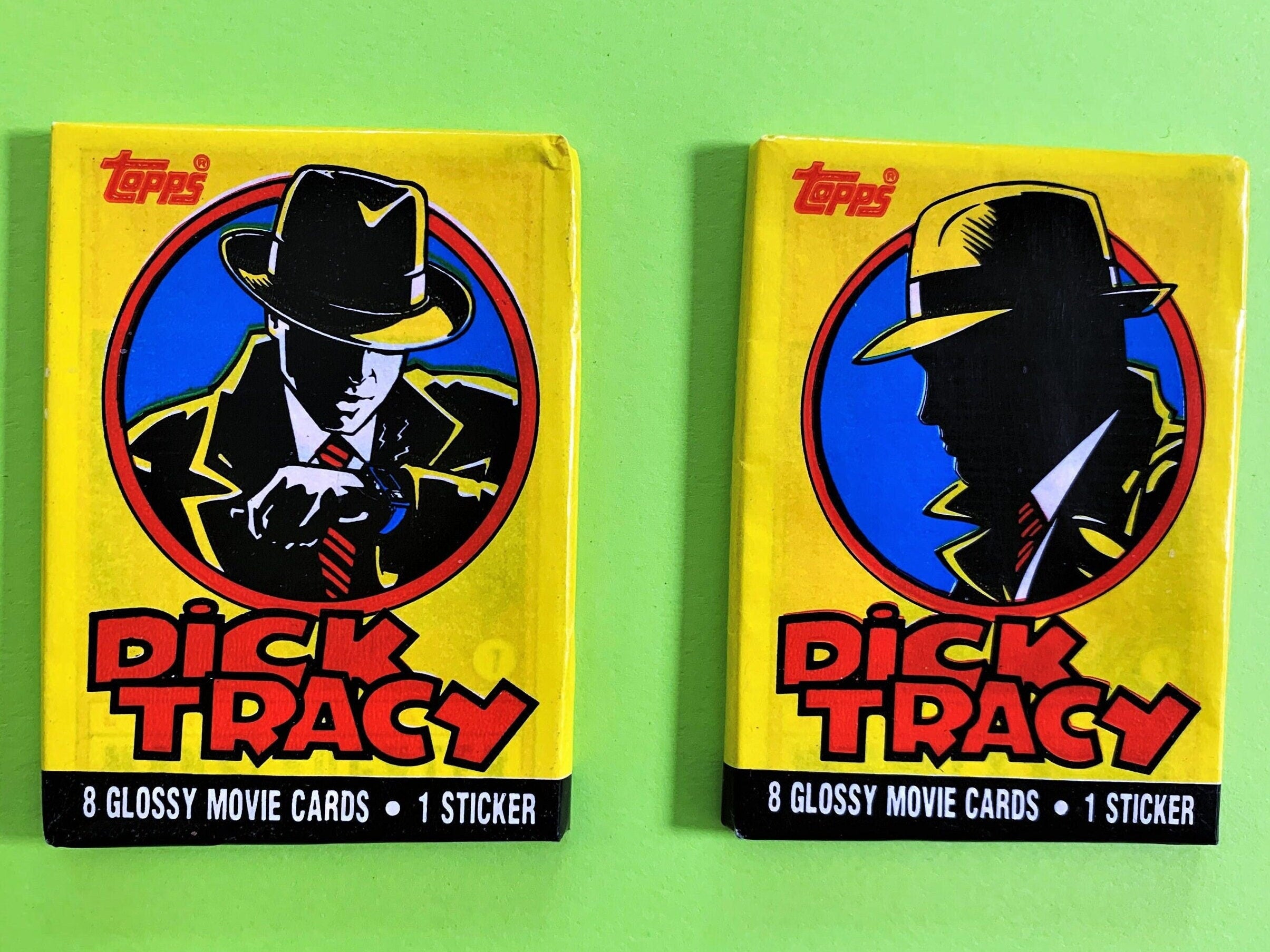 Dick Tracy ONE Trading Card Pack (Each Pack has 8 Cards) - 1990