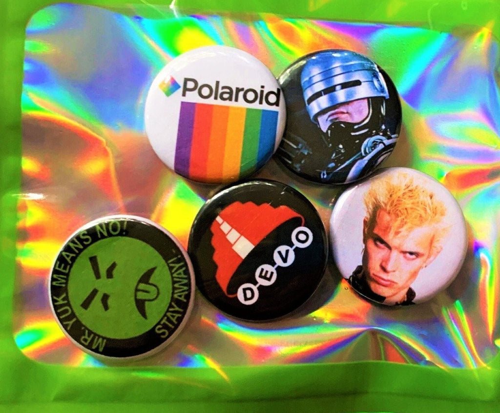 Choose One 80s style pinback button, 80s pins, 80s Party, 80s buttons!