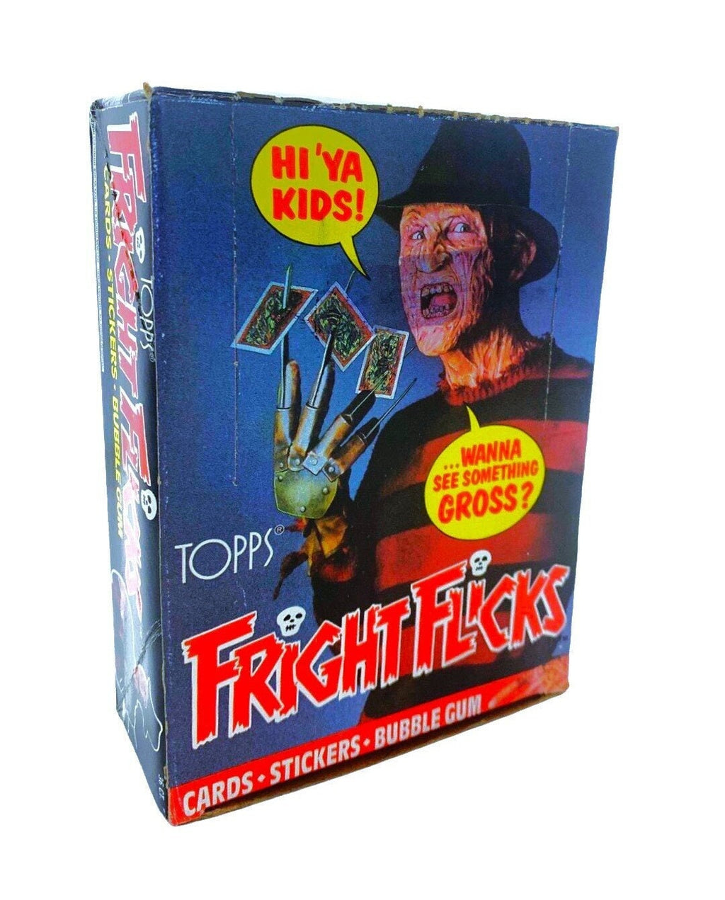 1988 Empty Box, Nightmare on Elm Street, Fright Flicks, Collectors Box, Arts & Crafts