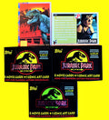 Jurassic Park Gold Series (1 pack) Trading Cards, Topps 1992 packs