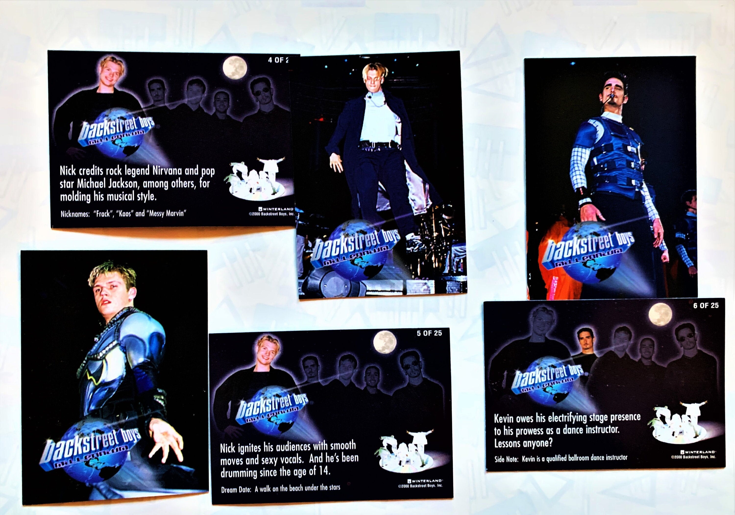 Backstreet Boys Card Collection (2000) Choose your Favorite Card