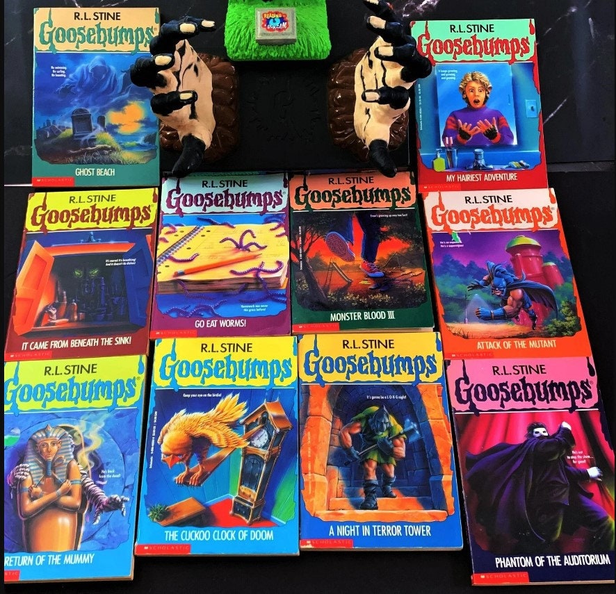 GOOSEBUMPS Apple Paperbacks, You Choose the Scare! R.L Stine's Retro Books, Kids Horror, Throwback, 90s