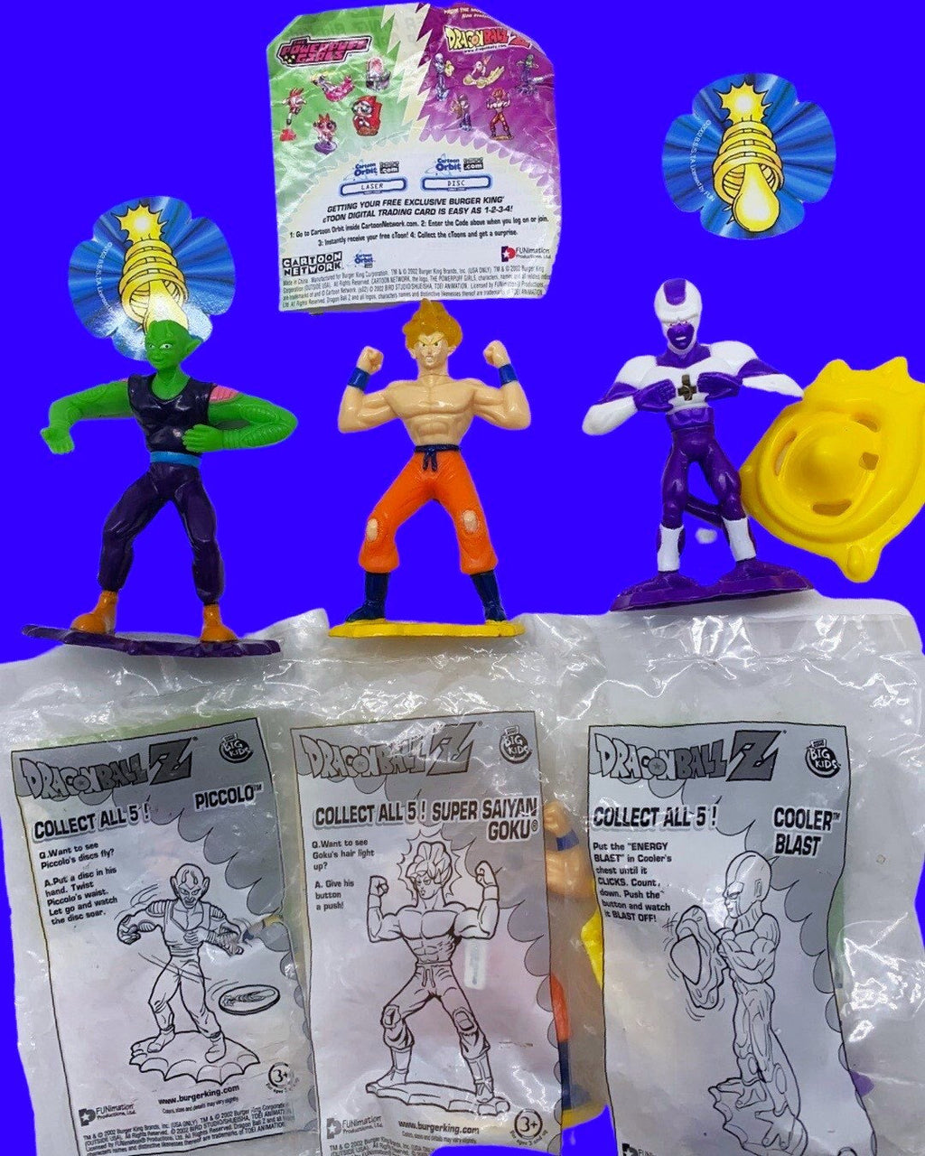 Dragon Ball Z Burger King Kids Meal Toys - Pick One