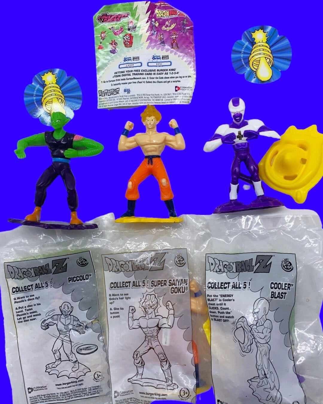 Dragon Ball Z Burger King Kids Meal Toys - Pick One